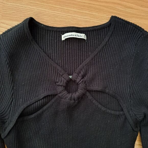 Abercrombie & Fitch ribbed long sleve bodysuit - Picture 1 of 4